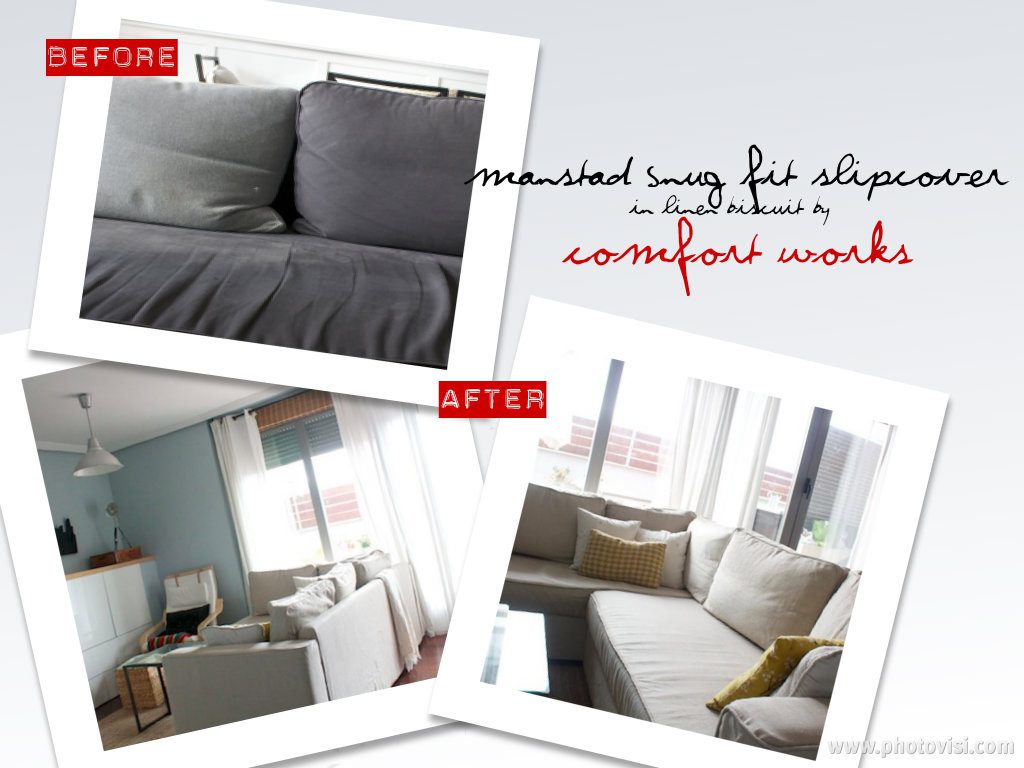 How to fit your MANSTAD Snug Fit slipcover Instructional Video