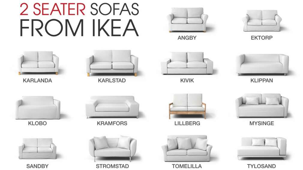 IKEA 2 Seater Sofas
