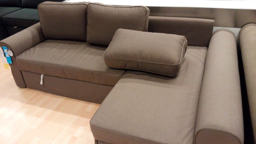 backabro sofa bed with chaise longue 725 ikea