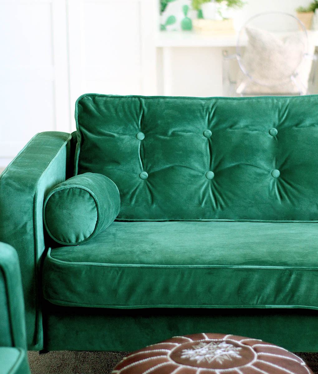 How to get a velvet sofa on a budget Comfort Works Blog & Design