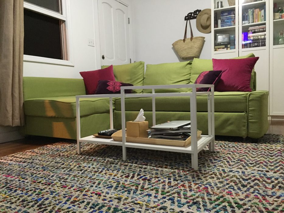 Frihenten Sofa bed Snug fit slipcover in Kino Willow