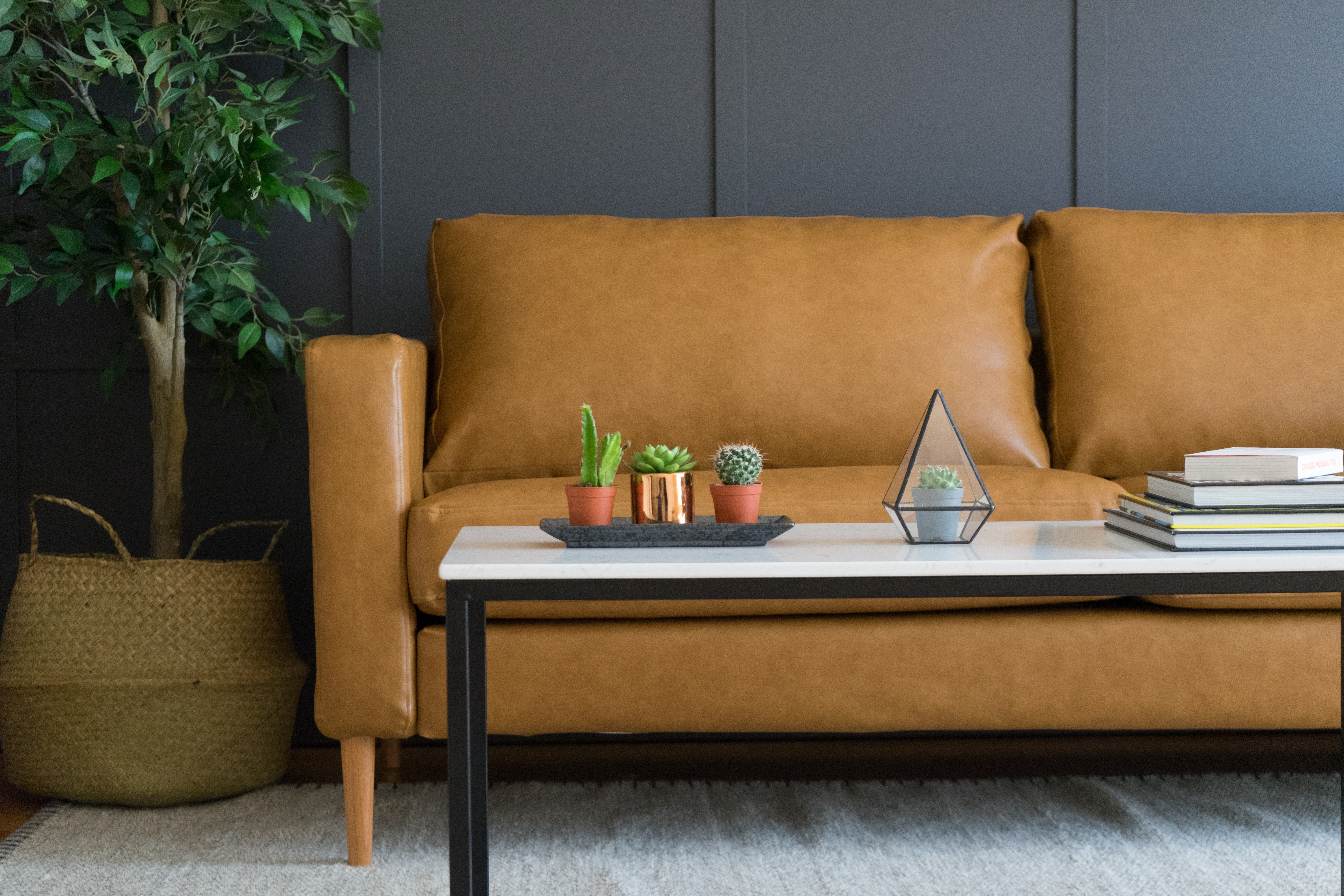 Leather Sofa Cover by Comfort Works