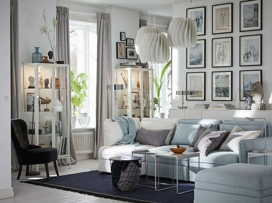 Minimalist grey living room decor ideas | Comfort Works Blog & Sofa ...