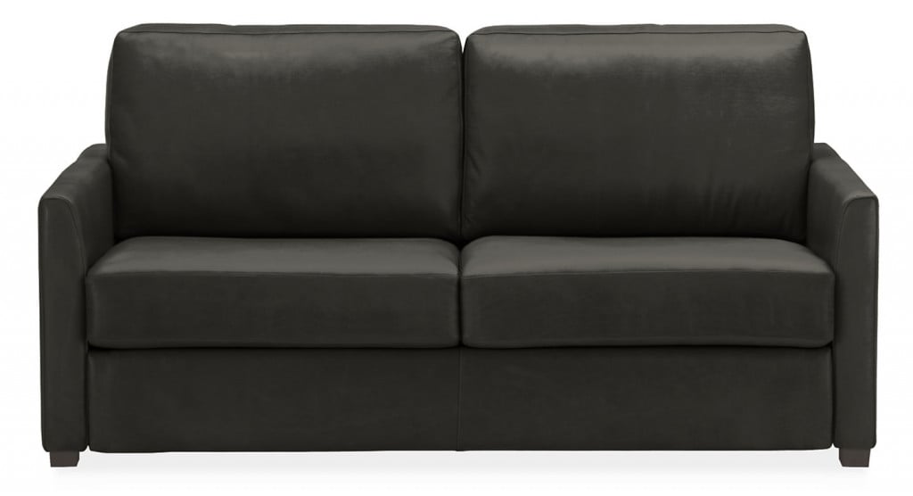 Room & Board Berin sofa in black leather