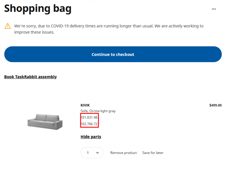 PSA You can order an IKEA sofa without the cover Here's how