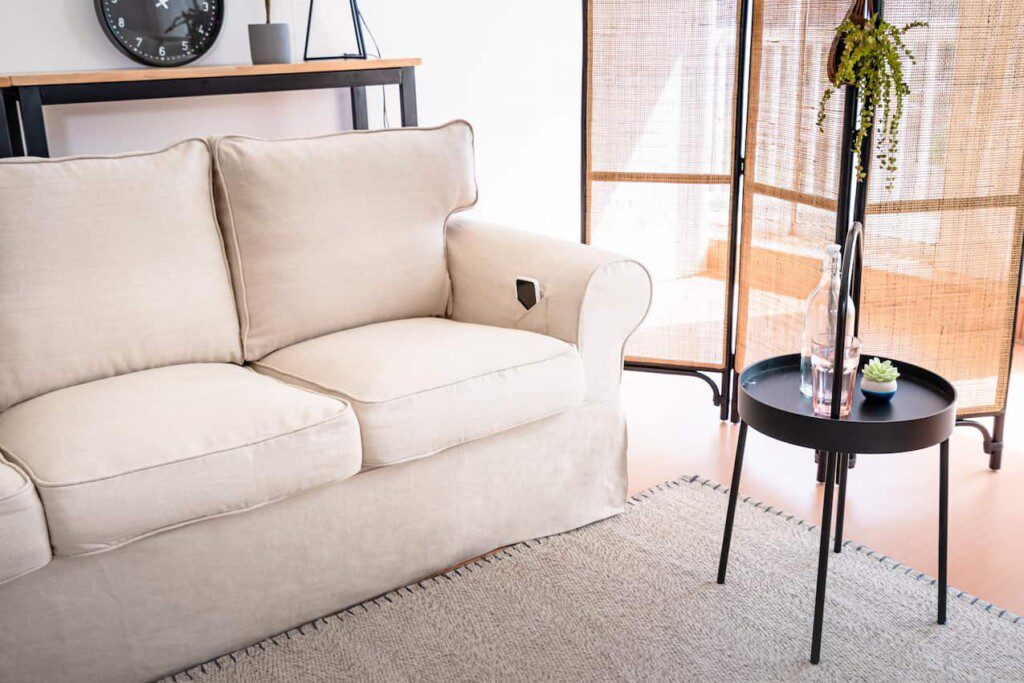 IKEA Ektorp Pure Linen sofa slipcovers cream colour