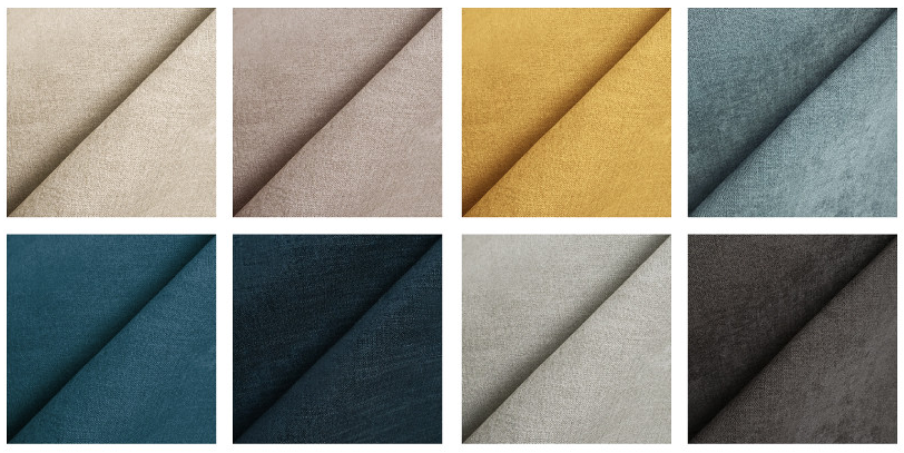 different colors of our performance fabric