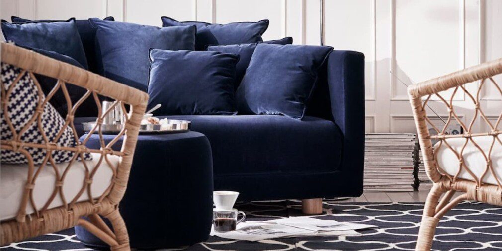 Housse Pour Canapé 3 Places IKEA Gronlid - Tissu Tallmyre Rouge Clair - Neuf Sous Emballage
