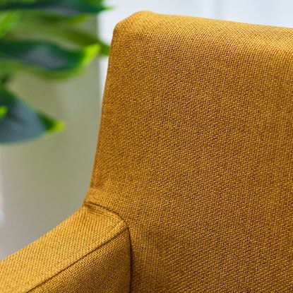 eco fabric sofa slipcover in amber 